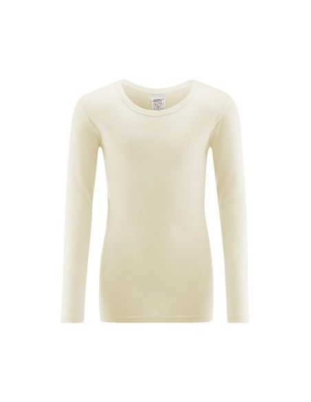 MAGLIA MANICA LUNGA IN COTONE BIOLOGICO