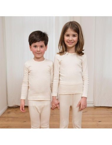 MAGLIA MANICA LUNGA IN COTONE BIOLOGICO