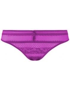 Tanga in pizzo  - FUCSIA