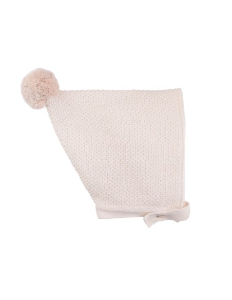 BERRETTO IN COTONE BIOLOGICO CON PON PON