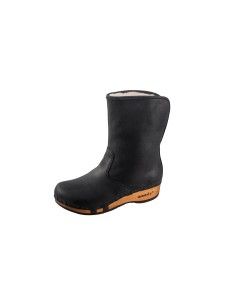 SCARPONCINO IN LEGNO, PELLE E VELLO D'AGNELLO MOD. ULLI -... SCARPONCINO IN LEGNO, PELLE E VELLO D'AGNELLO MOD. ULLI -...