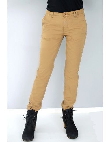 CHINO DONNA IN COTONE BIOLOGICO