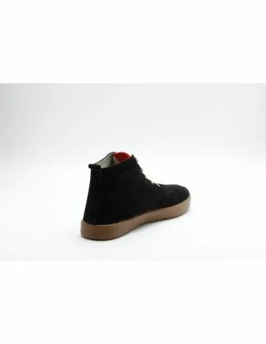 SNEAKERS IN PELLE, VELLO E SUOLA IN CAUCCIU'...