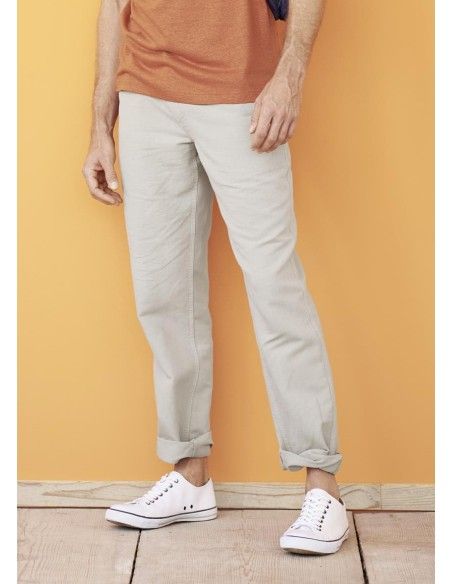 PANTALONE IN LINO E COTONE BIOLOGICO