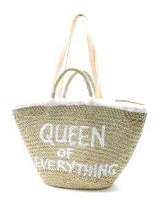 BORSA IN PAGLIA "QUEEN"