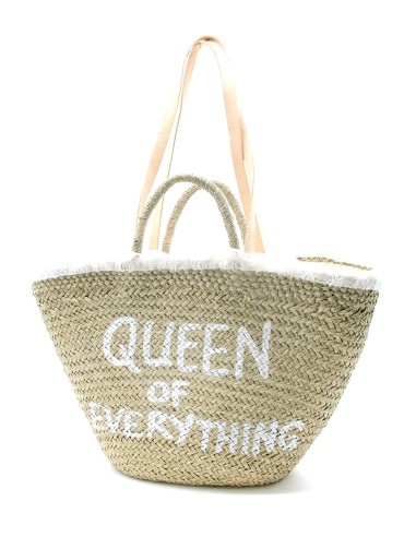 BORSA IN PAGLIA "QUEEN"