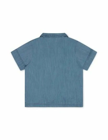 CAMICIA BIMBO IN COTONE BIOLOGICO "ARI"