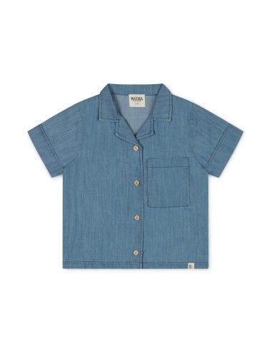 CAMICIA BIMBO IN COTONE BIOLOGICO "ARI"