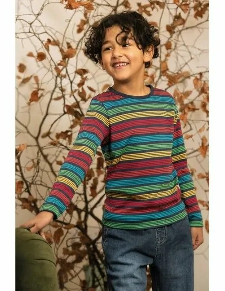 T-SHIRT MANICHE LUNGHE IN COTONE BIOLOGICO "TOBEMORY"