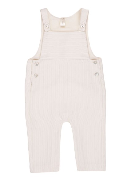 SALOPETTE BABY IN COTONE BIOLOGICO NATURALE