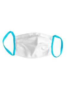 MASCHERINA BIMBI IN BAMBU' 100% - CELESTE