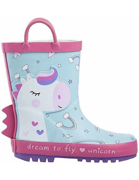 STIVALETTO PIOGGIA IN GOMMA "UNICORNO"