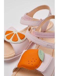 SANDALO BIMBA CAMPER TWINS "NAPPON" - ROSA 2