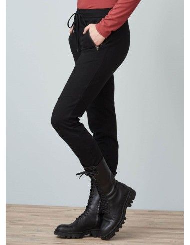 PANTALONE SLIM IN COTONE BIOLOGICO "LAURA"