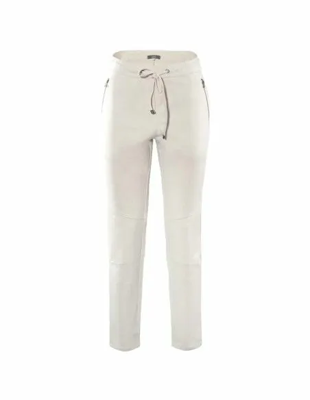 PANTALONE SLIM IN COTONE BIOLOGICO "LAURA"