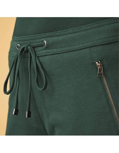 PANTALONE SLIM IN COTONE BIOLOGICO "LAURA"