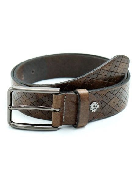 CINTURA UOMO IN CUOIO A CONCIA VEGETALE "OXFORD"