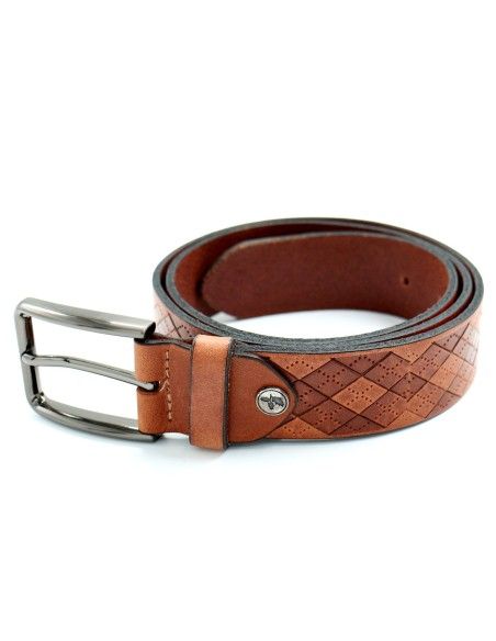 CINTURA UOMO IN CUOIO A CONCIA VEGETALE "OXFORD"