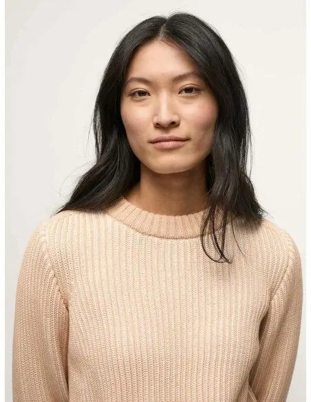 MAGLIONE IN COTONE BIOLOGICO A TRICOT GROSSO