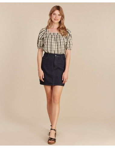 BLUSA IN COTONE BIOLOGICO "TAILA"