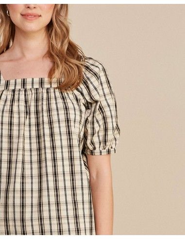 BLUSA IN COTONE BIOLOGICO "TAILA"