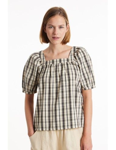 BLUSA IN COTONE BIOLOGICO "TAILA"