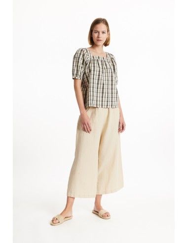 BLUSA IN COTONE BIOLOGICO "TAILA"