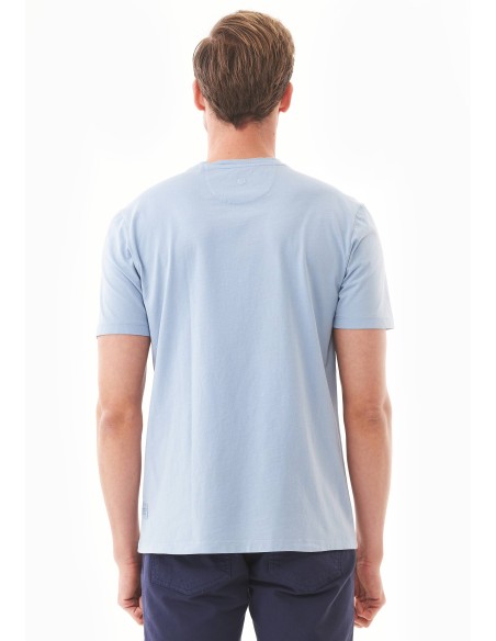 T-SHIRT IN COTONE BIOLOGICO TINTA CON TINTURE VEGETALI "NATURAL DYED"