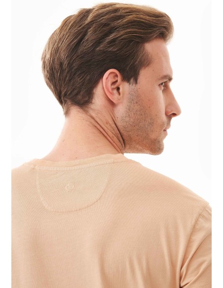 T-SHIRT IN COTONE BIOLOGICO TINTA CON TINTURE VEGETALI "NATURAL DYED"