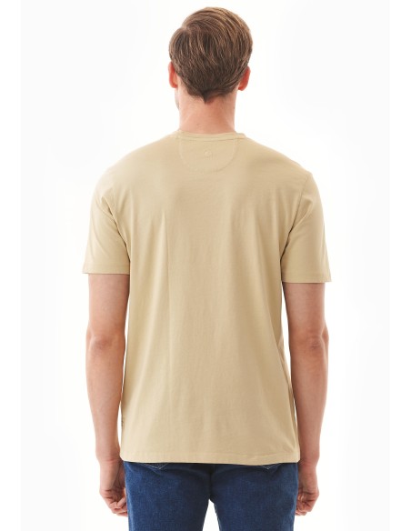 T-SHIRT IN COTONE BIOLOGICO TINTA CON TINTURE VEGETALI "NATURAL DYED"