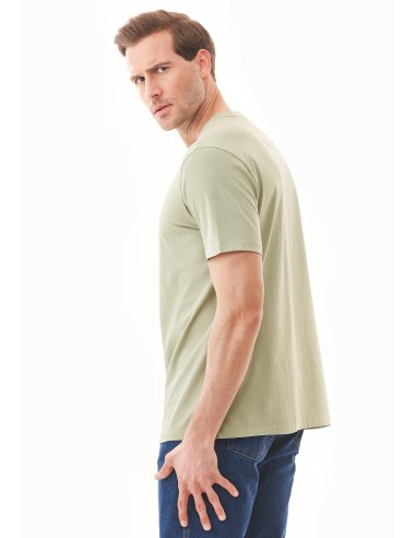 T-SHIRT IN COTONE BIOLOGICO TINTA CON TINTURE...