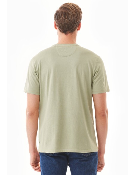 T-SHIRT IN COTONE BIOLOGICO TINTA CON TINTURE VEGETALI "NATURAL DYED"