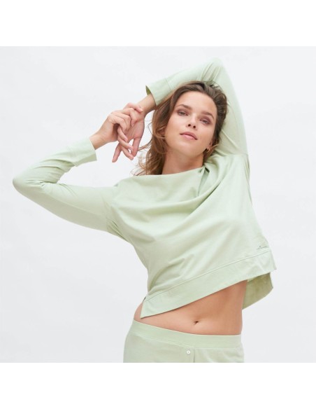 PANTALONE PIGIAMA LUNGO IN COTONE BIOLOGICO "CAROL"