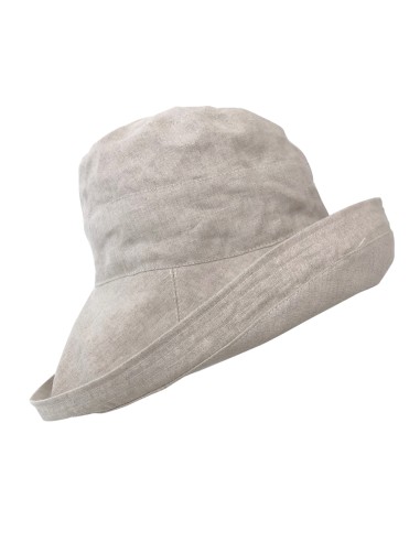 CAPPELLO IN 100%  LINO A TESA LARGA "SOFIE"