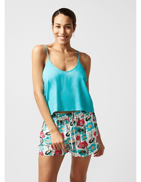 CANOTTA IN ECOVISCOSA A SPALLINA SOTTILE "JAIA"