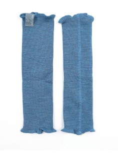 SCALDAMUSCOLI BABY IN LANA-SETA - AZZURRO