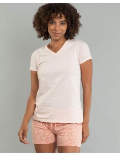 PIGIAMA CORTO IN COTONE BIOLOGICO "MIRIAM" - VERDE 2