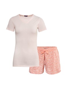 PIGIAMA CORTO IN COTONE BIOLOGICO "MIRIAM" - PESCA 2