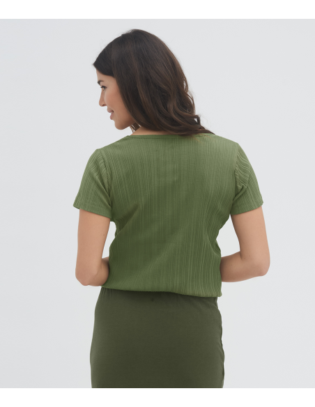 T-SHIRT IN COTONE BIOLOGICO "OPALA"