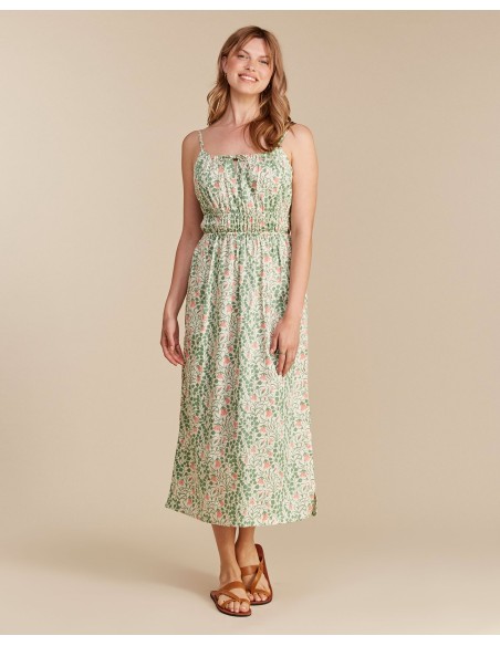 ABITO LUNGO IN COTONE BIOLOGICO "HAREBELL"