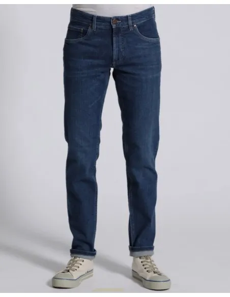JEANS SLIM FIT IN COTONE BIOLOGICO "FINN"