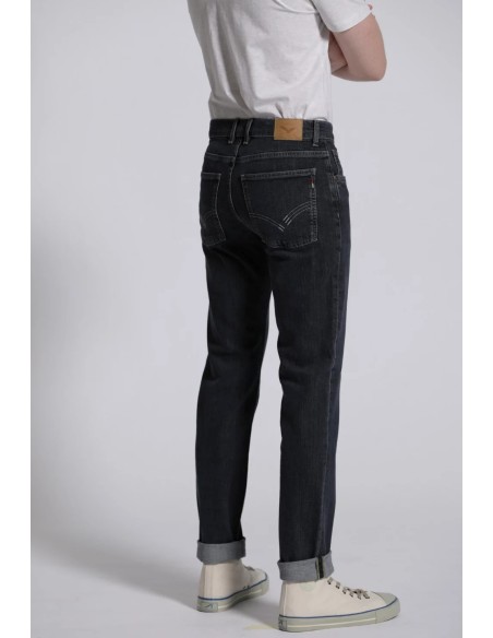 JEANS SLIM FIT IN COTONE BIOLOGICO "FINN"