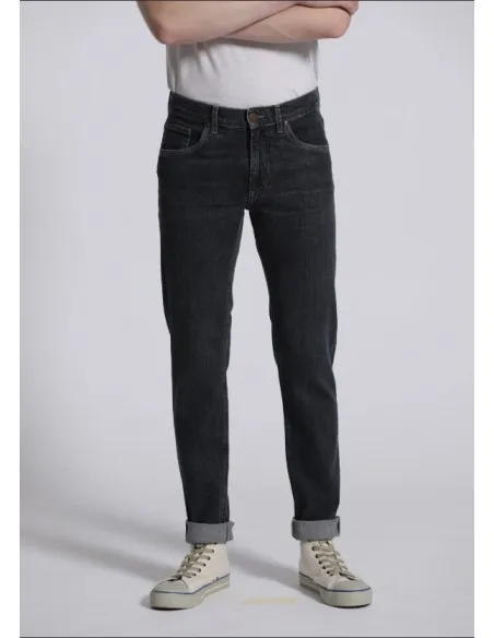 JEANS SLIM FIT IN COTONE BIOLOGICO "FINN"