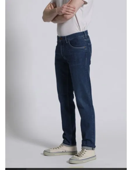 JEANS SLIM FIT IN COTONE BIOLOGICO "FINN"