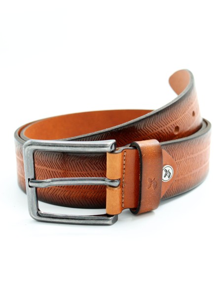 CINTURA UOMO IN CUOIO A CONCIA VEGETALE "MATTEO"

