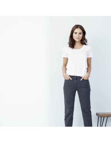 T-SHIRT BASIC IN COTONE BIOLOGICO "FRIEDA"