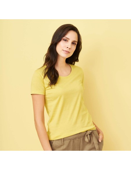 T-SHIRT BASIC IN COTONE BIOLOGICO "FRIEDA"