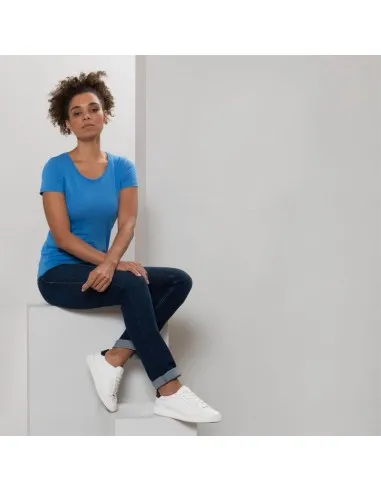 T-SHIRT BASIC IN COTONE BIOLOGICO "FRIEDA"
