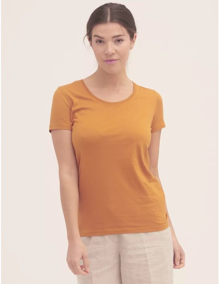 T-SHIRT BASIC IN COTONE BIOLOGICO "FRIEDA"
