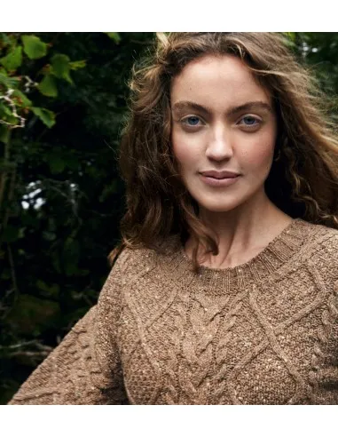 MAGLIONE IN LANA IRLANDESE, COTONE, CASHMERE E...